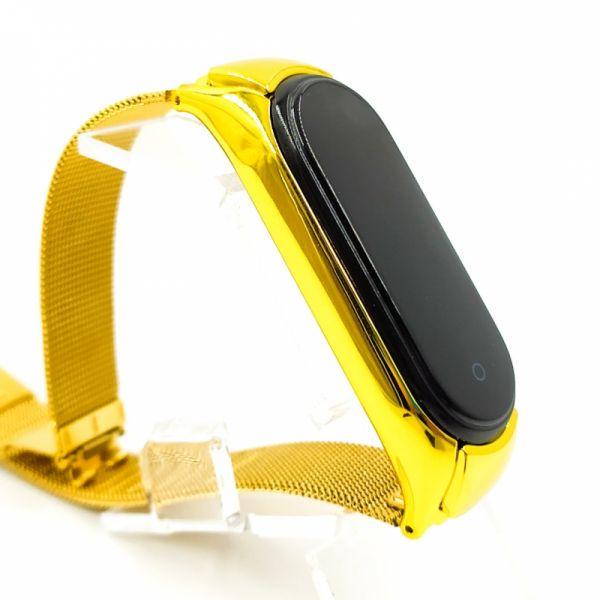 Ремешок-браслет металлический TCCG для Mi Band 5 Gold (12606150)