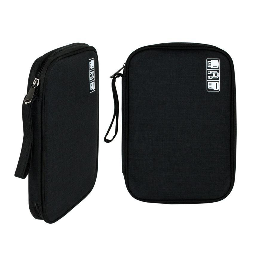 Косметичка-органайзер для зарядок и проводов дорожная 23х16х2,5 см (R32838) - фото 2 Косметичка-органайзер для зарядок и проводов дорожная 23х16х2,5 см (R32838) - фото 2