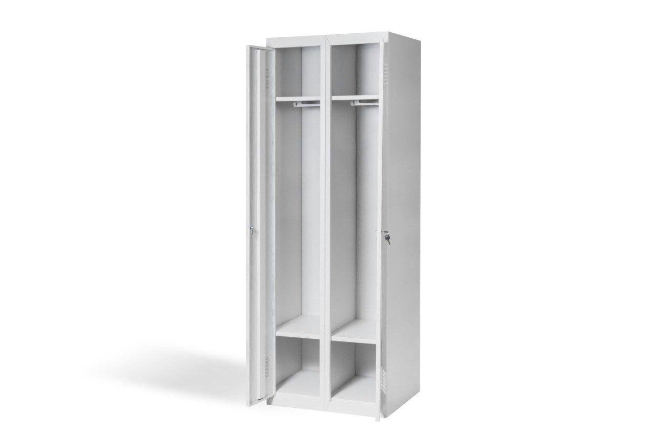 Шафа одягова металева ШО 300/2 з додатковою полицею (30664937) - фото 2 Шафа одягова металева ШО 300/2 з додатковою полицею (30664937) - фото 2