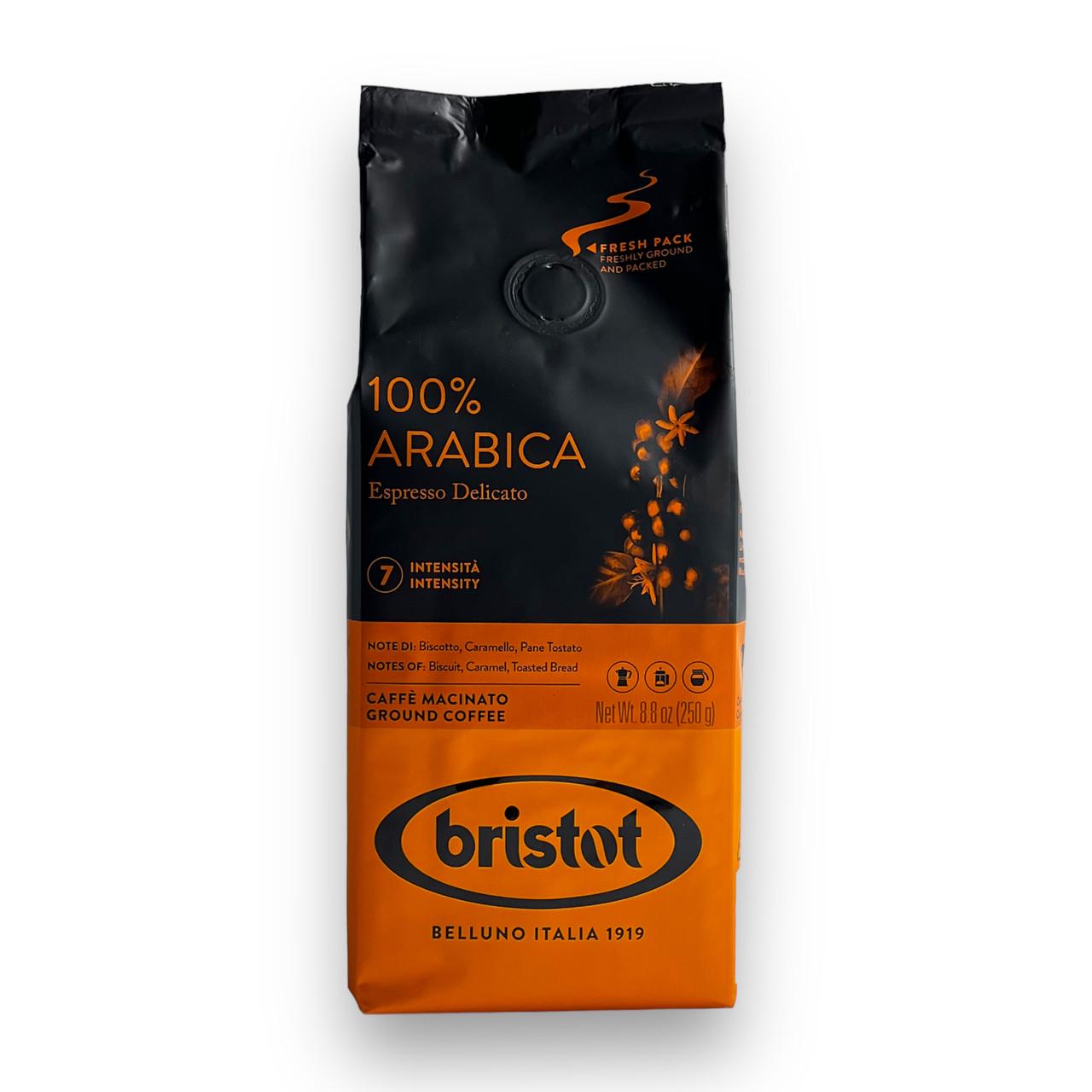 Кофе молотый BRISTOT espresso delicato 100% арабика для гейзерных турок 250 г (1971535519) - фото 2