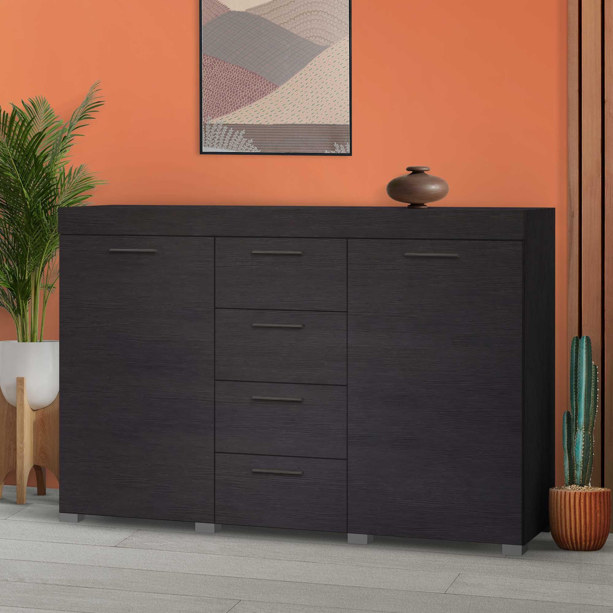 Комод з двома тумбами та висувними шухлядами Венге темний (О-7в) - фото 3 Комод з двома тумбами та висувними шухлядами Венге темний (О-7в) - фото 3