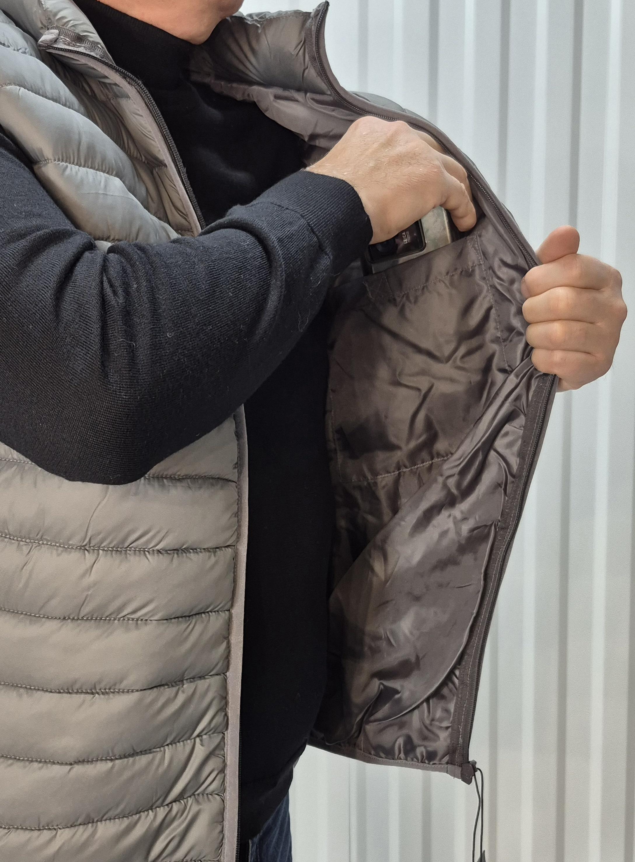 Жилет чоловічий Just Emporio S Сірий (1615) - фото 2 Жилет чоловічий Just Emporio S Сірий (1615) - фото 2