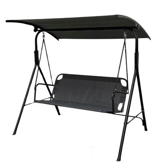 Садовые качели IdealGarden MAS-4006 3-х местные Графитовый (25108617)