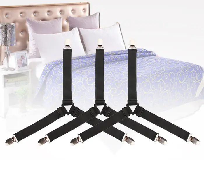 Тримач для простирадла підтяжки на матрац Чорний (70266) - фото 3 Тримач для простирадла підтяжки на матрац Чорний (70266) - фото 3