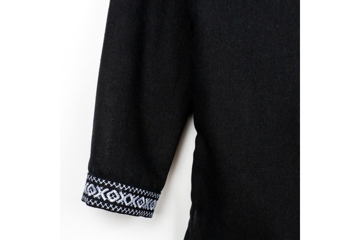 Вышиванка для мальчика Колосок р. 134 Черный (d1302-11_134) - фото 3