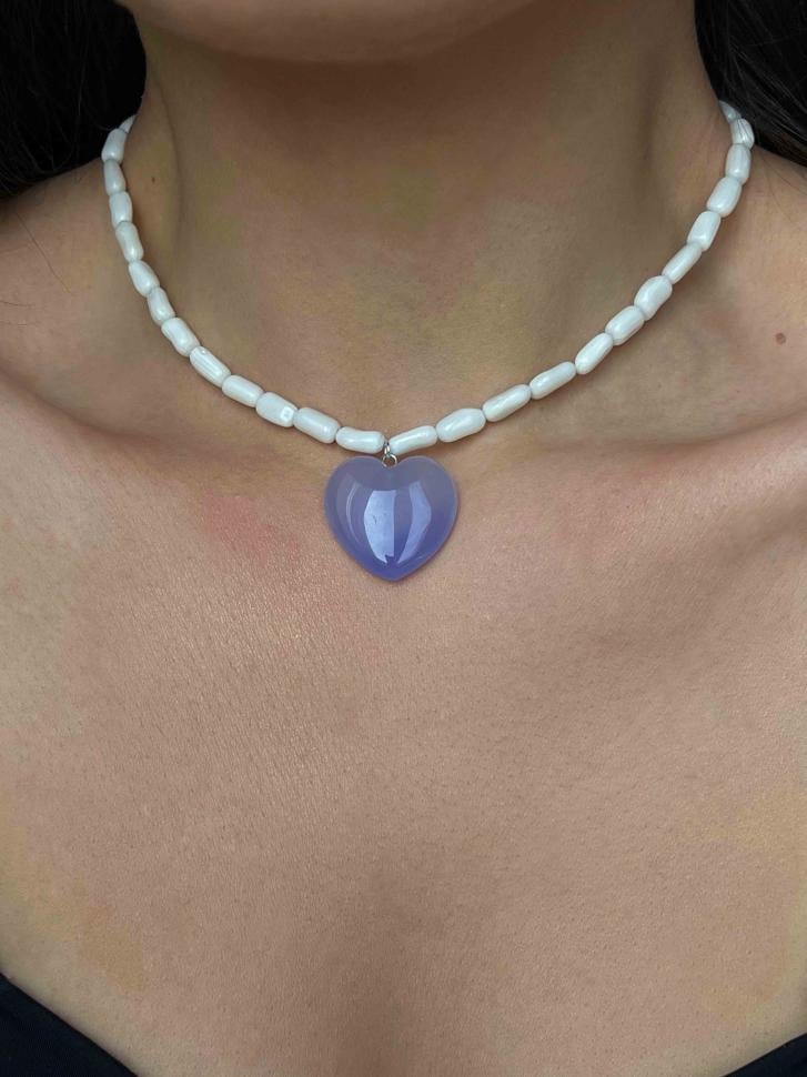 Чокер LeBijou из коралла с сердцем (5286)