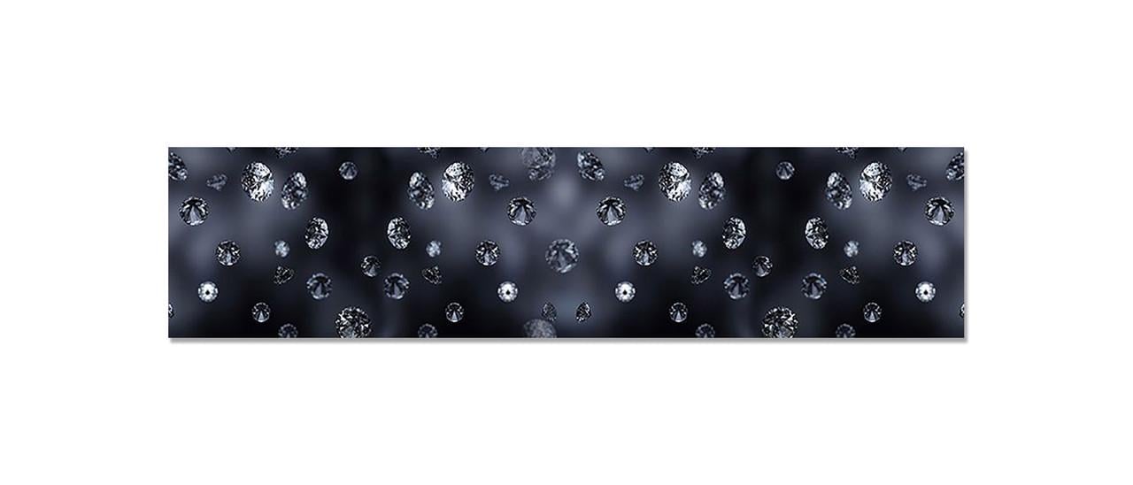 Наклейка виниловая на кухню Zatarga Черные бриллиант 600х2500 мм (1283915517)