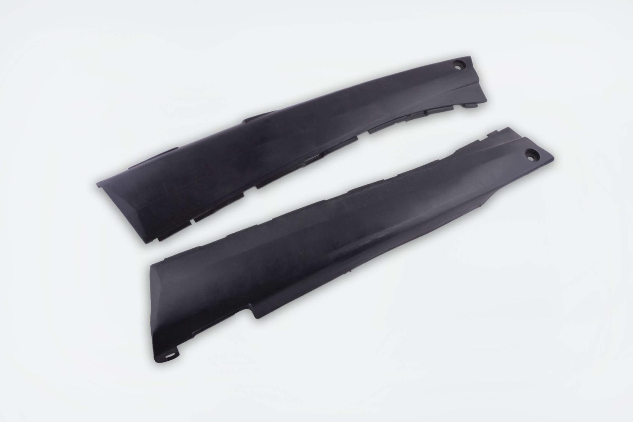 Пороги пластикові для Yamaha JOG NEXT ZONE 3YK Чорний (P-723)