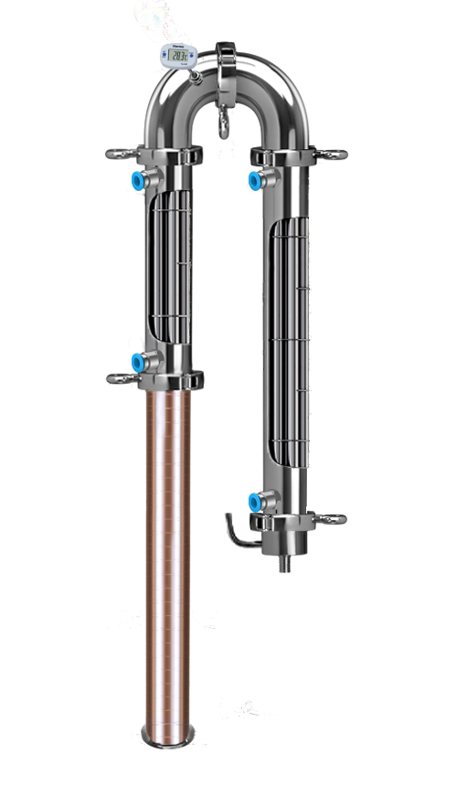 Бражна колона Магнум Турбо з мідною царгою без куба 2"