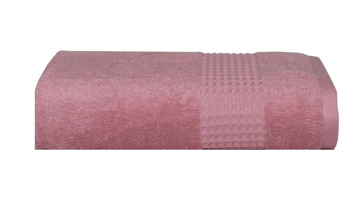 Полотенце Parisa Terry Waffle J-403 70х140 см Пудровый (25897642)