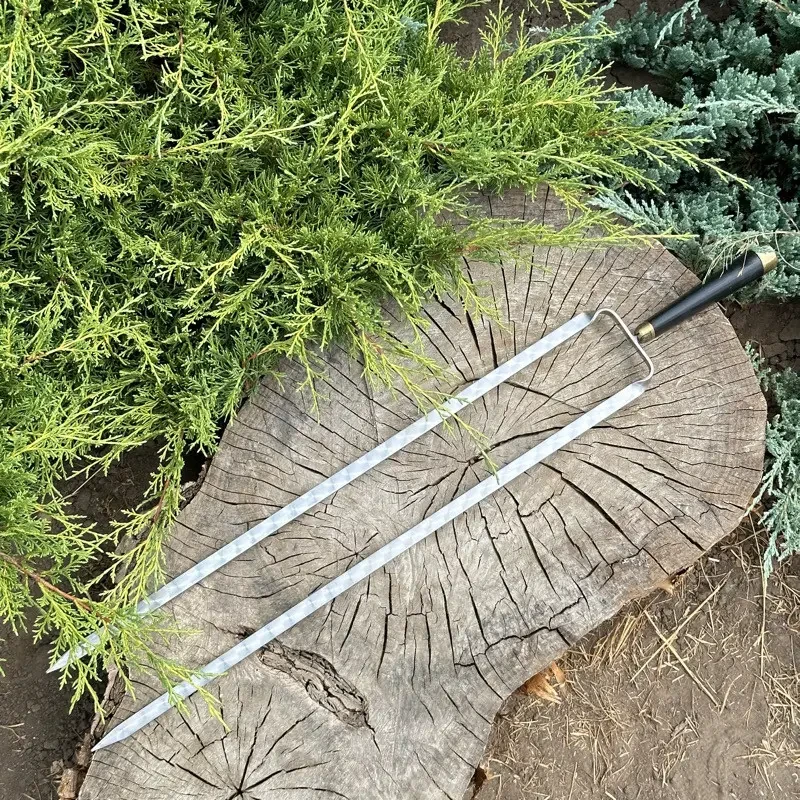 Шампур подвійний Польський герб овал із нержавіючої сталі (SKK28) - фото 3 Шампур подвійний Польський герб овал із нержавіючої сталі (SKK28) - фото 3