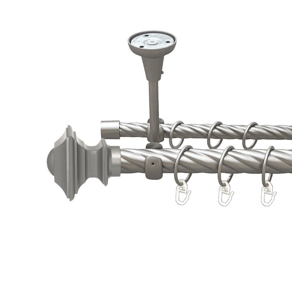 Карниз Orvit Борджеза двухрядный скрученный 240 см Сатин (00-00024076)