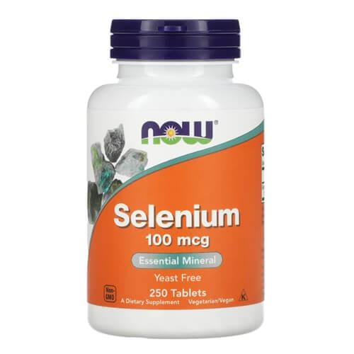 Селен NOW Selenium 100 mcg 250 табл. (NOW-01482)