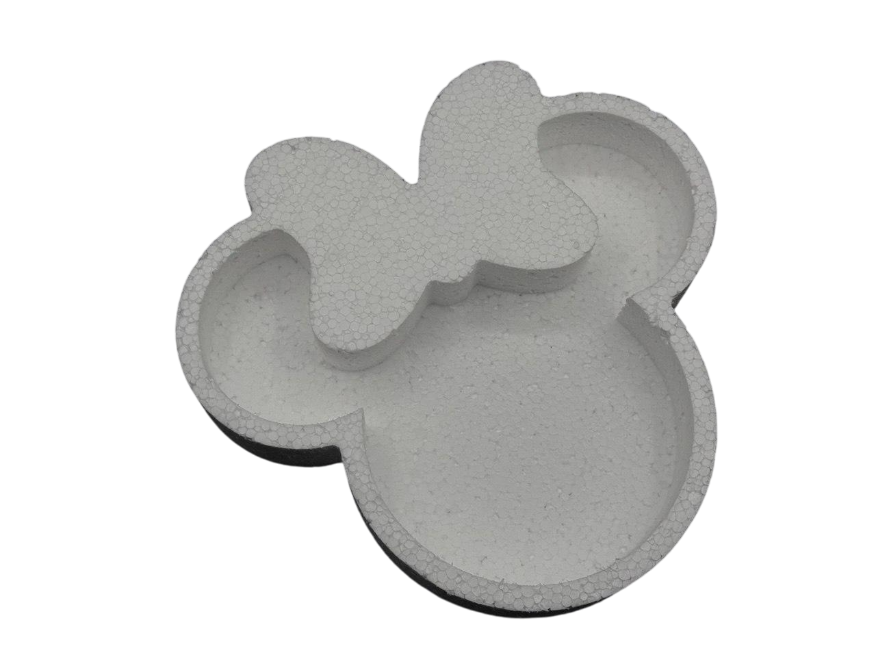 Пенобокс для декорирования Минни Маус пенопластовая заготовка для рукоделия 28х28 см Белый (PNB-095)