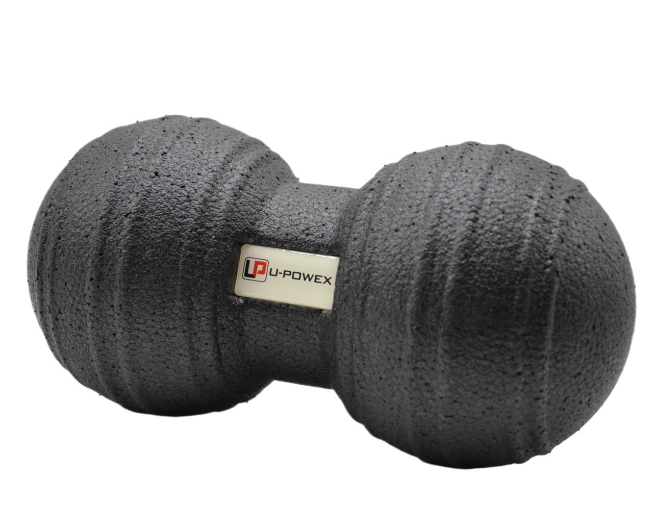 М'яч масажний подвійний U-POWEX Epp foam peanut ball d 8х16 см Black (A-012826) - фото 7 М'яч масажний подвійний U-POWEX Epp foam peanut ball d 8х16 см Black (A-012826) - фото 7