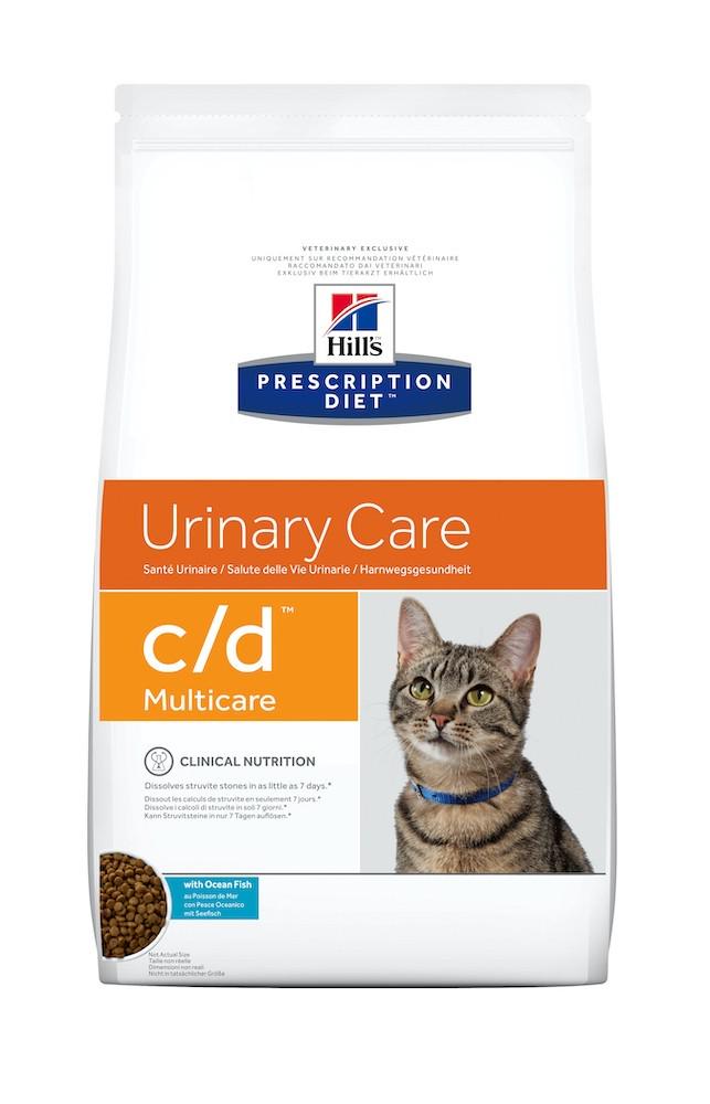 Сухий корм для кішок при струвітах, оксалатах, циститі Hill's PD c/d Urinary Care Ocean fish з океанічною рибою 1,5 кг (052742918402)