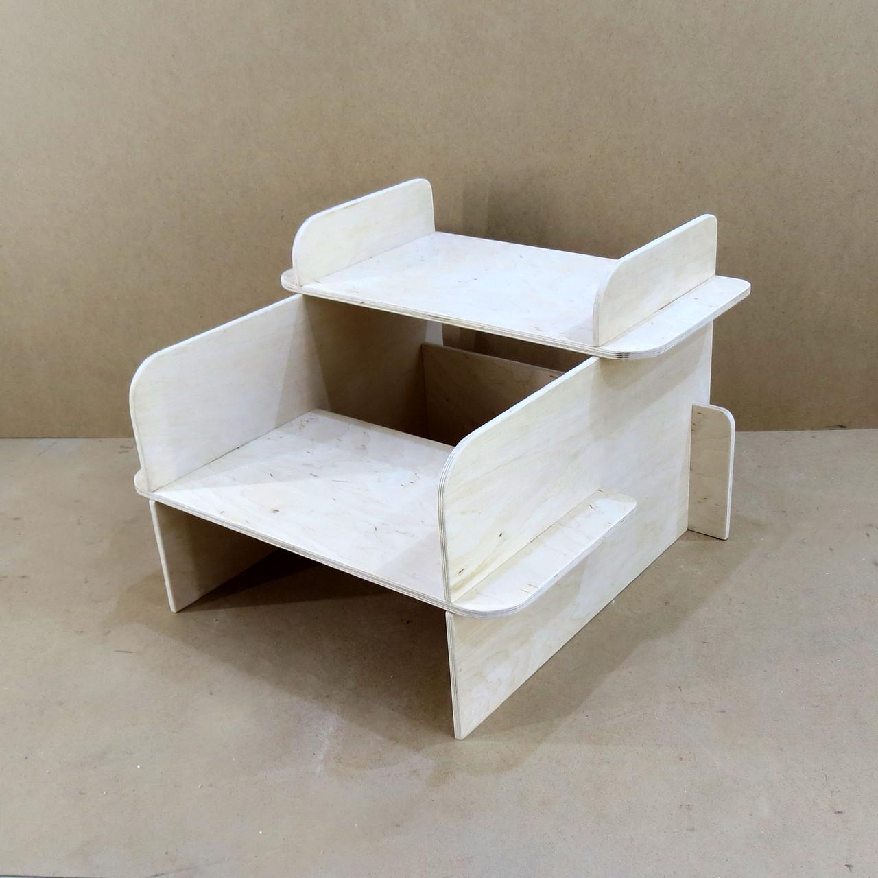 Лестница для собак из дерева Хараре Бланже (ТУС-000101)