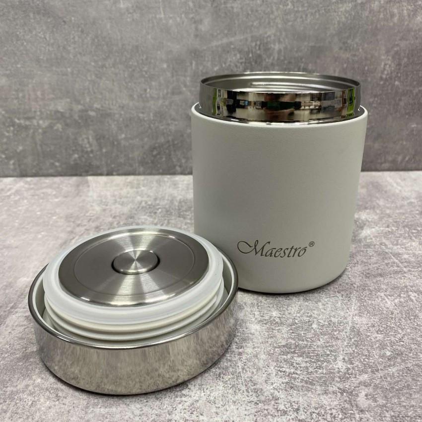 Термос харчовий Maestro MR-1649-50 із нержавіючої сталі 500 мл Білий (1789201298) - фото 5 Термос харчовий Maestro MR-1649-50 із нержавіючої сталі 500 мл Білий (1789201298) - фото 5
