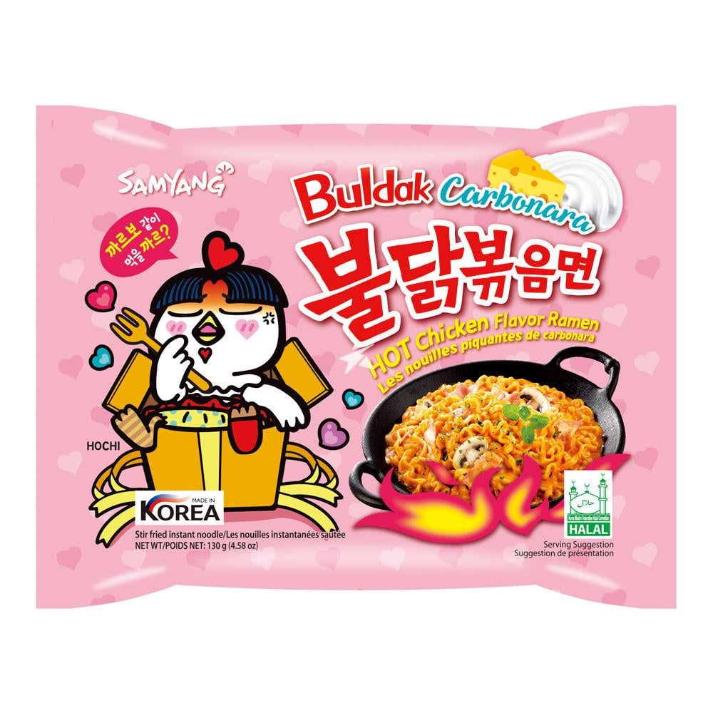 Лапша Samyang Buldak Hot Chicken Flavor Carbonara Cream 130 г (456ygtferfe)