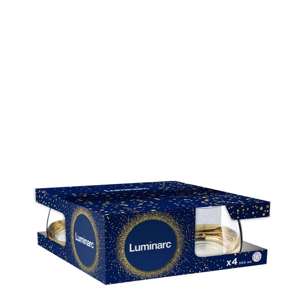 Набір склянок Luminarc Сір Де Коньяк Електричне Золото 4 х 300 мл - фото 3 Набір склянок Luminarc Сір Де Коньяк Електричне Золото 4 х 300 мл - фото 3