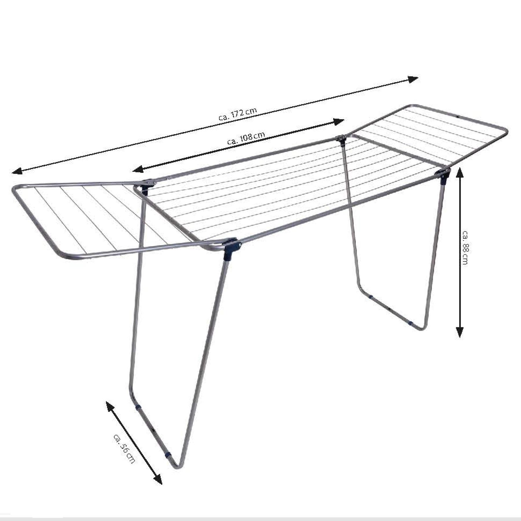 Сушарка для білизни підлогова Casa Si Merkur Pure 18 м Silver (CS92235S04C) - фото 2 Сушарка для білизни підлогова Casa Si Merkur Pure 18 м Silver (CS92235S04C) - фото 2