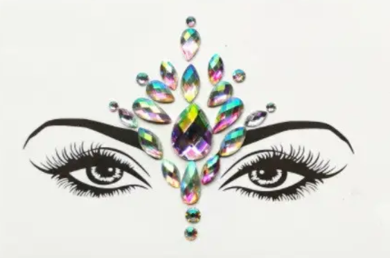 Стрази для обличчя One size Різнокольоровий (9088/9) - фото 2 Стрази для обличчя One size Різнокольоровий (9088/9) - фото 2