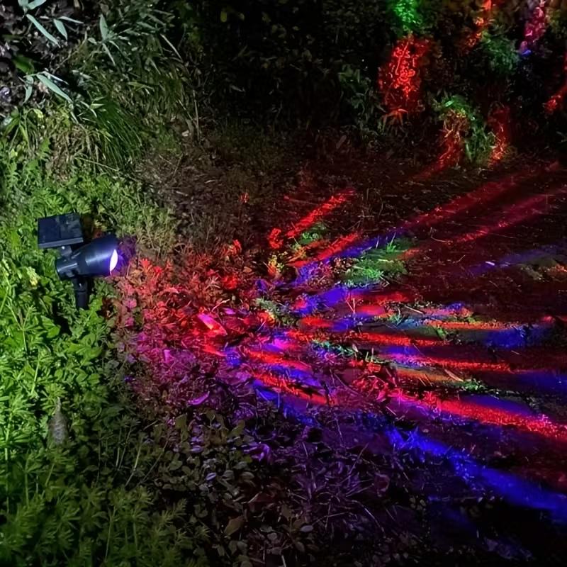 Фонарь-проекторуличный с солнечной панелью LED RGB (29528410) - фото 3