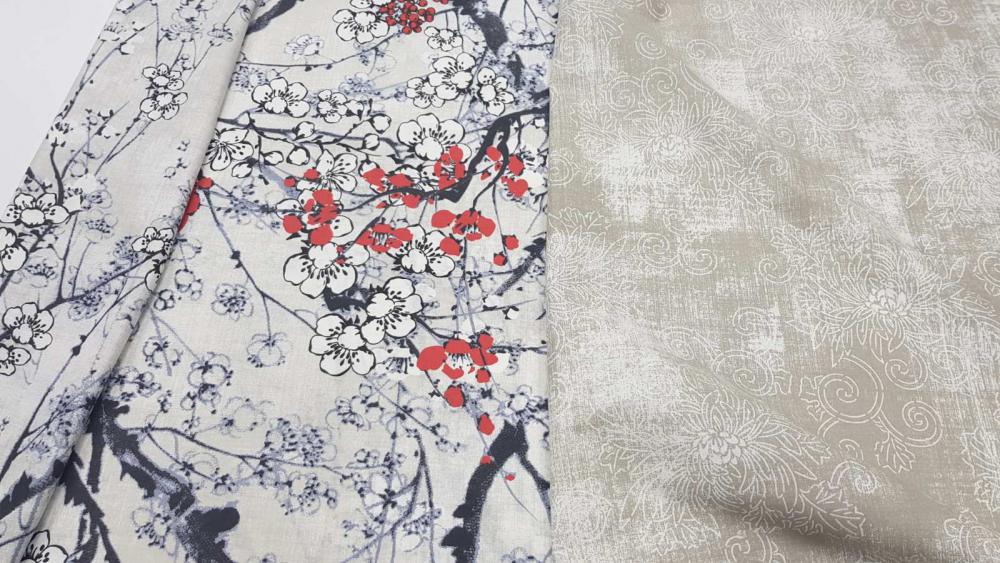 Комплект постельного белья Комфорт текстиль Перкаль Ханами 145x215 см Семейный 40x60 см ( КТ_pvu_4290_4_40x60 ) - фото 2 Комплект постельного белья Комфорт текстиль Перкаль Ханами 145x215 см Семейный 40x60 см ( КТ_pvu_4290_4_40x60 ) - фото 2