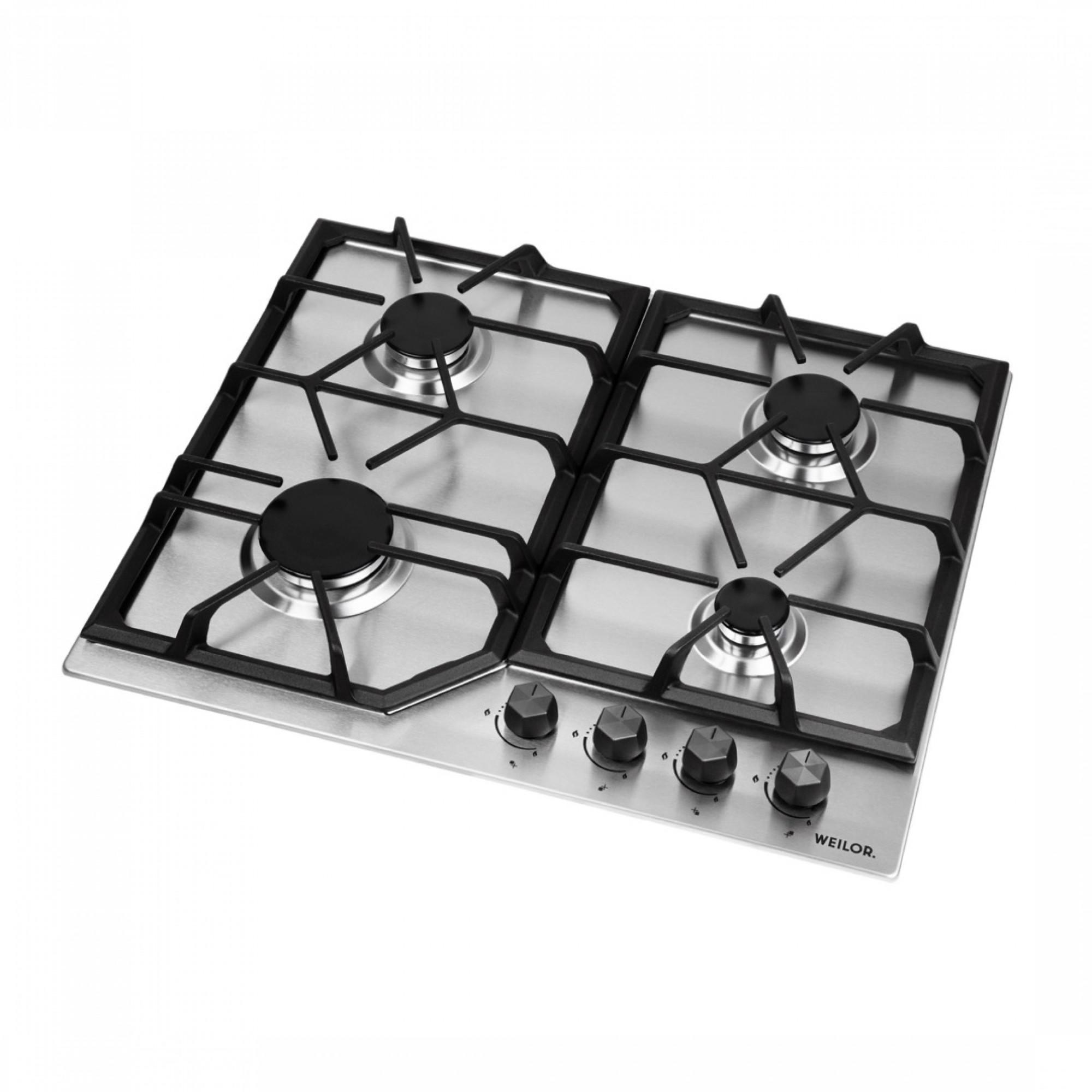 Варочная поверхность газовая WEILOR GM 604 SS - фото 4 Варочная поверхность газовая WEILOR GM 604 SS - фото 4