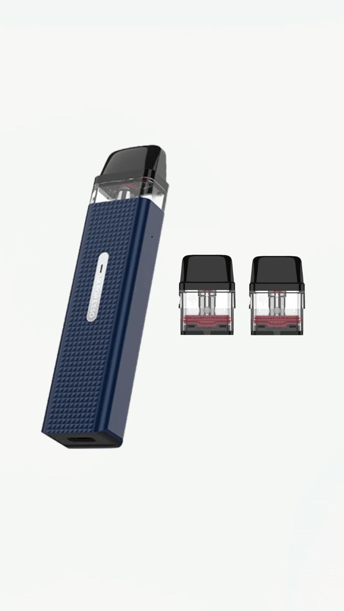 Электронная сигарета Vaporesso Xros mini с двумя картриджами без жидкости Midnight Blue (18407865)