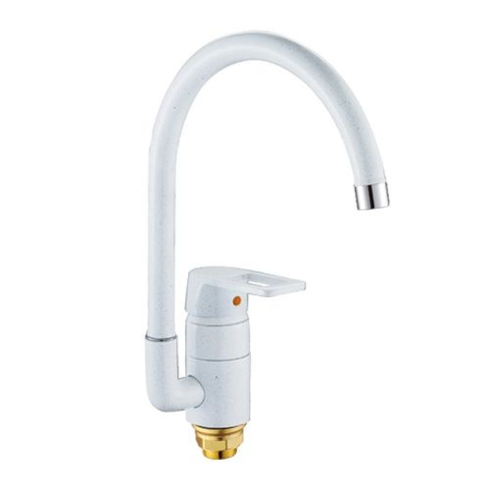 Смеситель для кухни Zerix Z7030-7 Белый (20802)