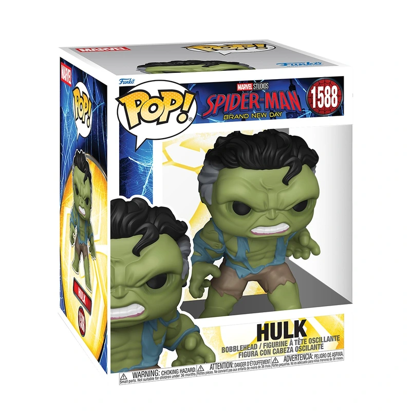Ігрова фігурка Funko POP! серії "Людина павук: Абсолютно новий день" ХАЛК 15 см (57059)