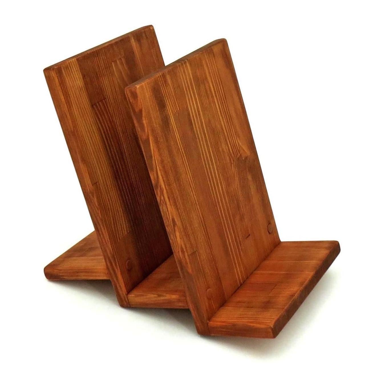 Полка книжная настольная из дерева Финаоли Охра (КПА-015904)