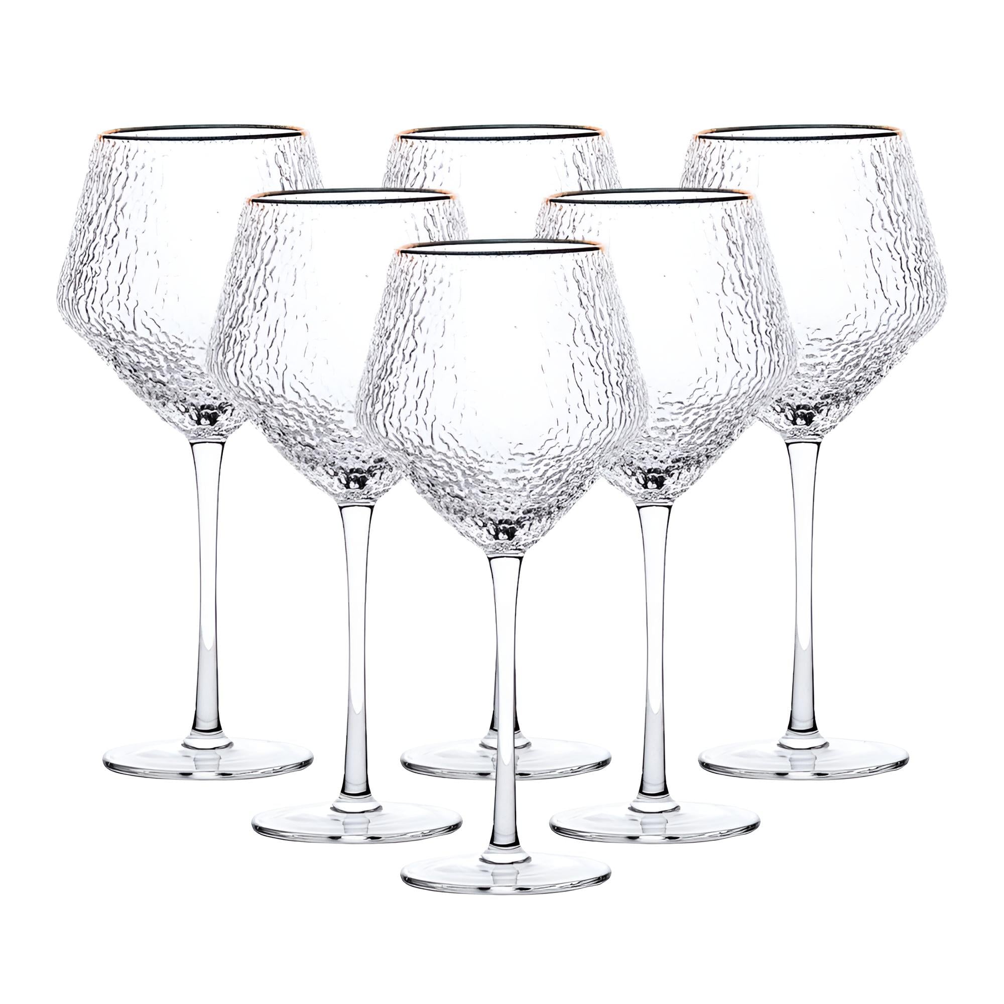Набор бокалов для вина Stunning фактурных 6 шт. по 600 мл (HP-16-3)