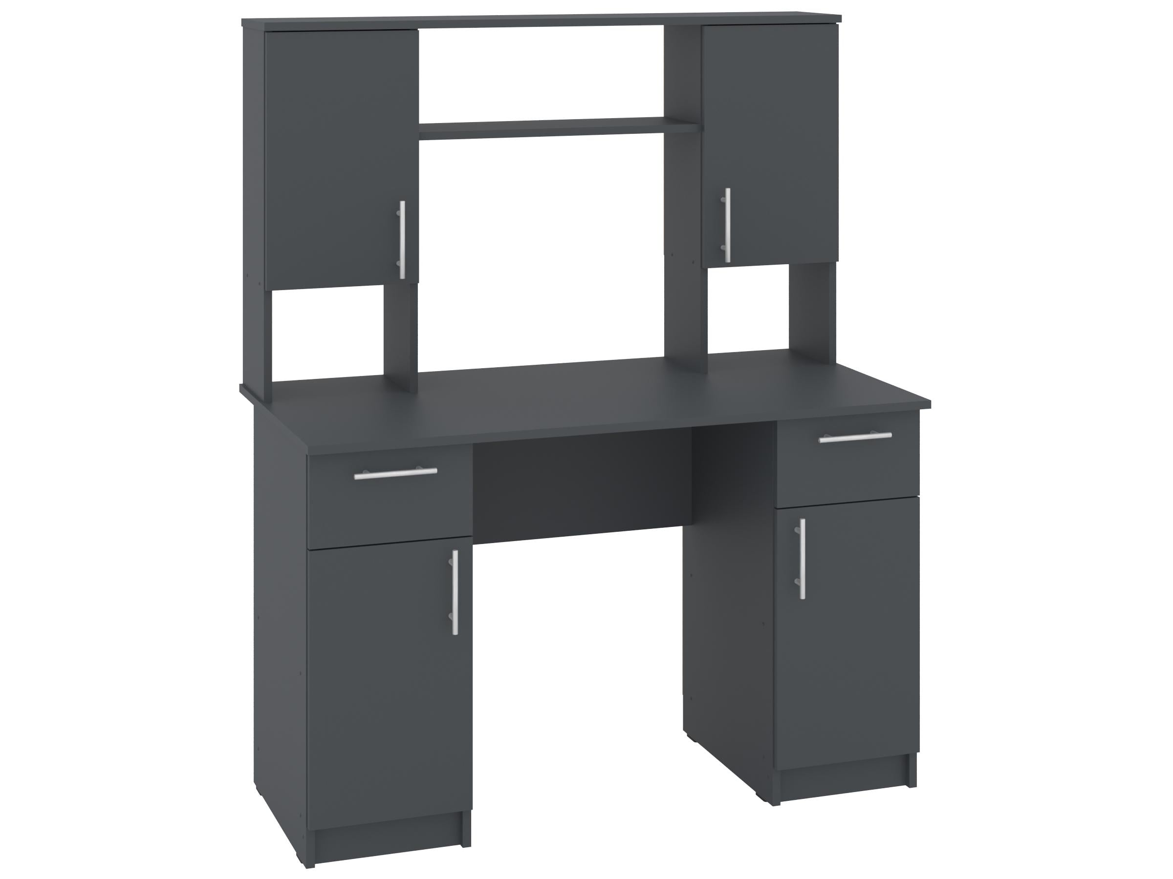 Письменный стол PEHOTIN Вектор 120х60х75/147 см Антрацит (PN-101294)