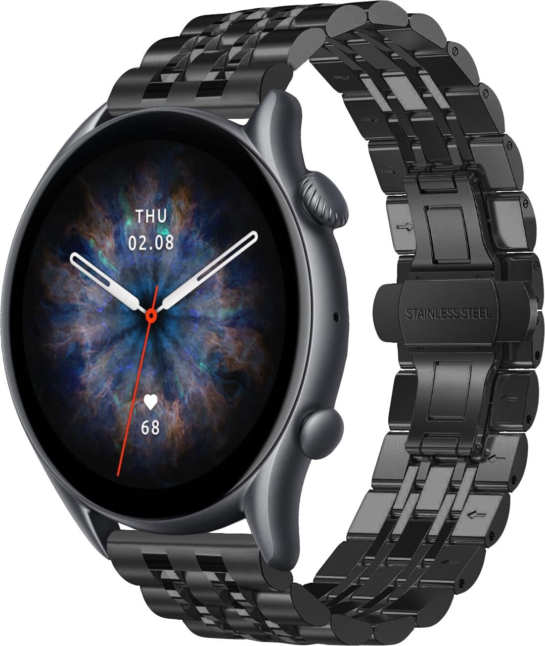 Браслет металевий Spinye для Amazfit GTR 3 Black (28958-2B)