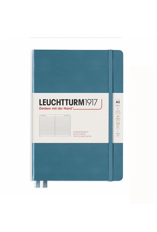 Блокнот Leuchtturm1917 Rising Colours середній лінія Stone Blue (363335)