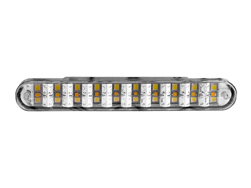 Денні ходові вогні SMD5050-20led SMD3030-10led 12 В з функцією повороту Білий/Жовтий (3028) - фото 2