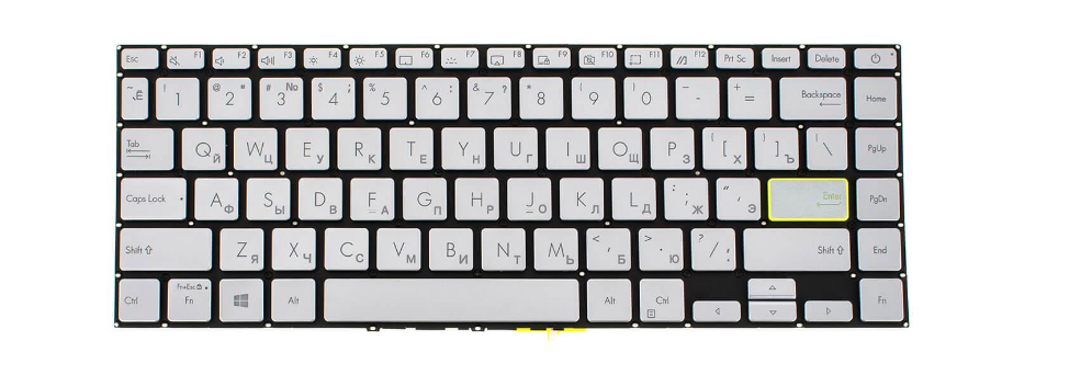 Клавиатура для ноутбука Asus R429KA с подсветкой клавиш (0KNB0-260GRU00)