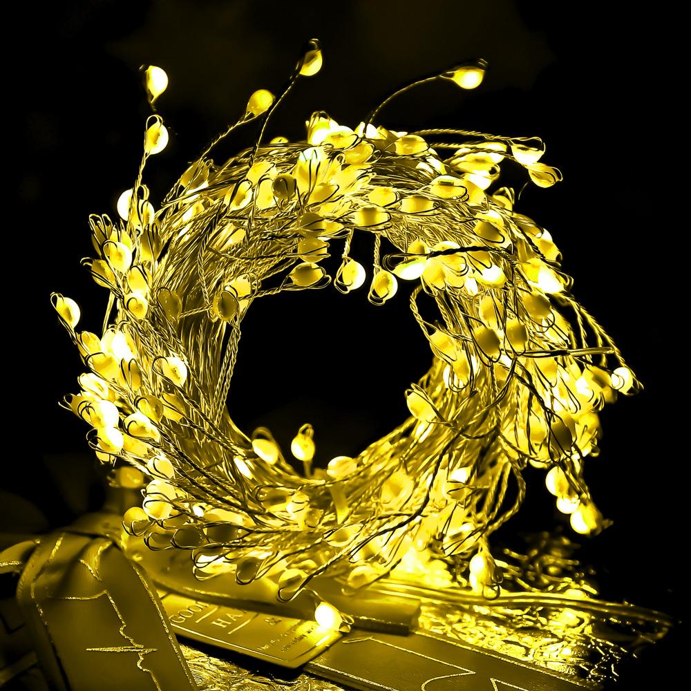 Гирлянда-LED Роса 10 м 300 LED Yellow (M48256-Y)