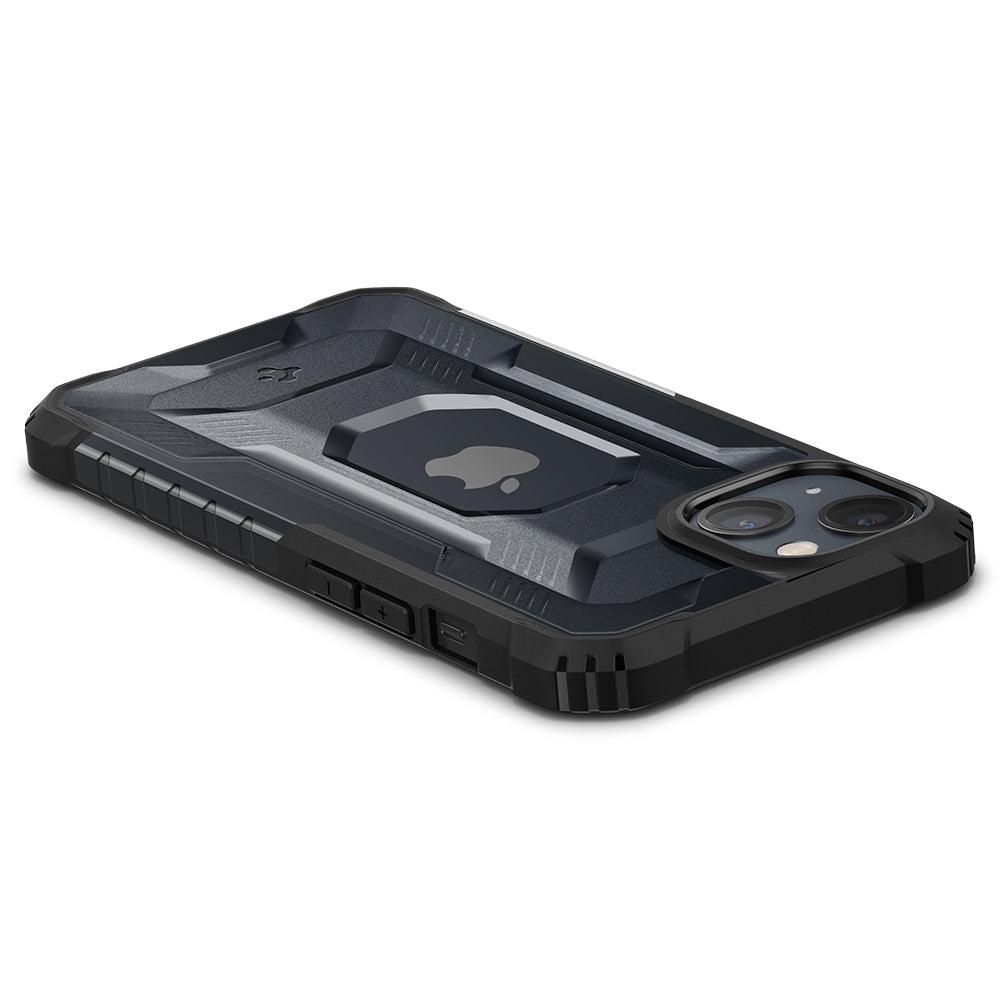 Чехол прозрачный противоударный Spigen Nitro Force ACS03547 для Iphone 13/14 (6,1") Matte Black (12333408) - фото 5