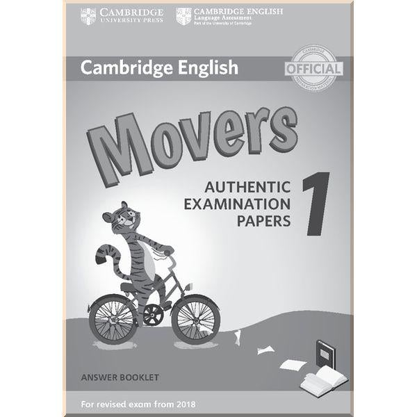 Книга Cambridge University Press "Cambridge English Movers 1 for Revised Exam from 2018 Answer Booklet" (ISBN:9781316635940)