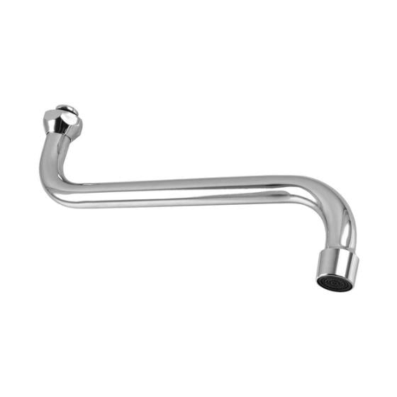 Излив для ванны Zegor WKC-2230 круглый изогнутый 250 мм Хром