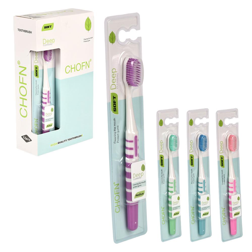 Зубная щетка 12 шт. 18,5 см (R100647)