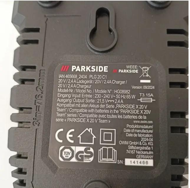 Ножиці акумуляторні для трави та кущів PARKSIDE PAGS 20-Li A1 1 АКБ і зарядний пристрій (67568) - фото 12 Ножиці акумуляторні для трави та кущів PARKSIDE PAGS 20-Li A1 1 АКБ і зарядний пристрій (67568) - фото 12