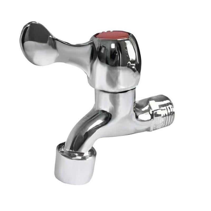 Кран для умивальника WIANGI 521АВ 1/2" 7 см прапорцевий Хром (6044176)