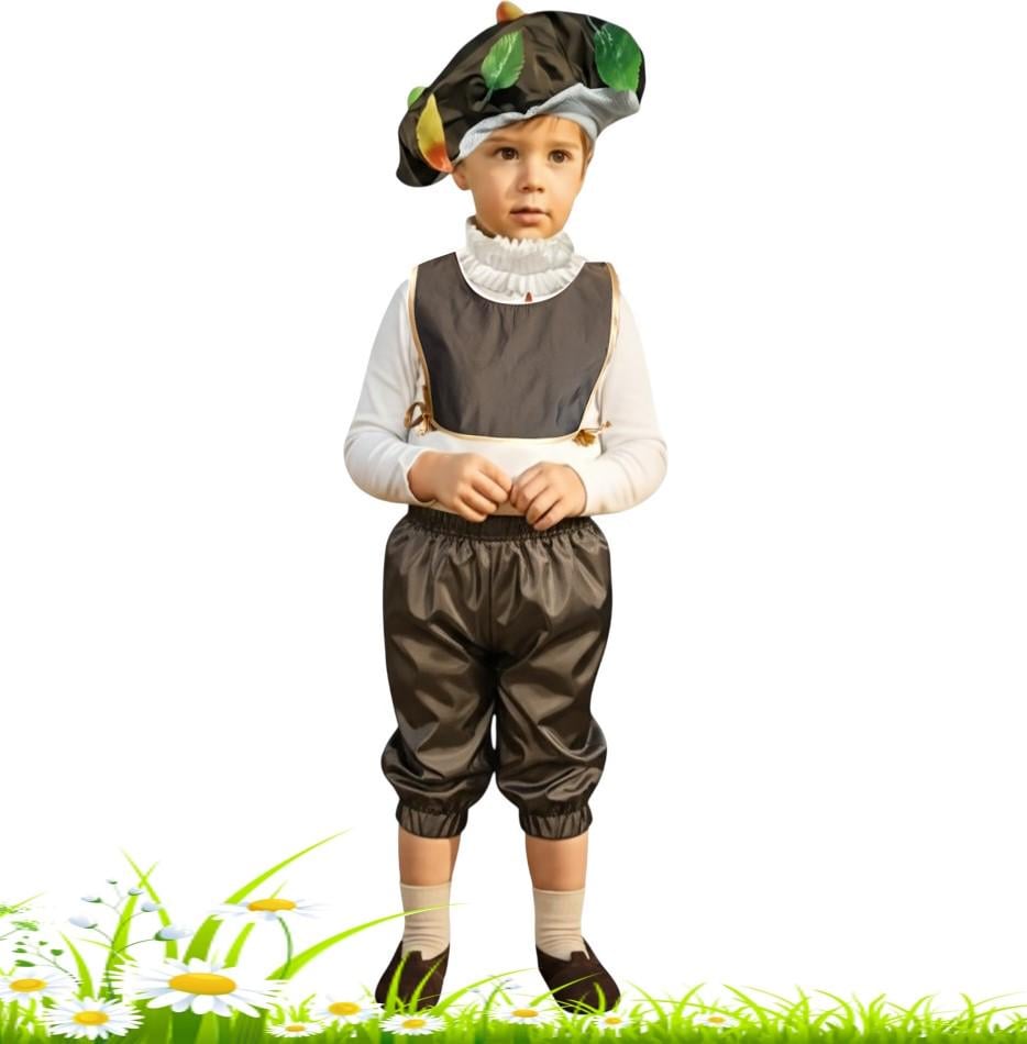 Карнавальный костюм детский Гриб-Боровик 110-116 см (28769432)