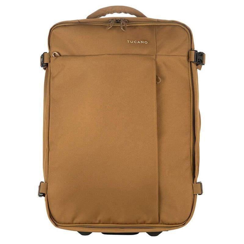 Дорожня сумка на колесах Tucano Tugo S Trolley 34 л Коричневий (BTRTUG-S-MC) - фото 3 Дорожня сумка на колесах Tucano Tugo S Trolley 34 л Коричневий (BTRTUG-S-MC) - фото 3