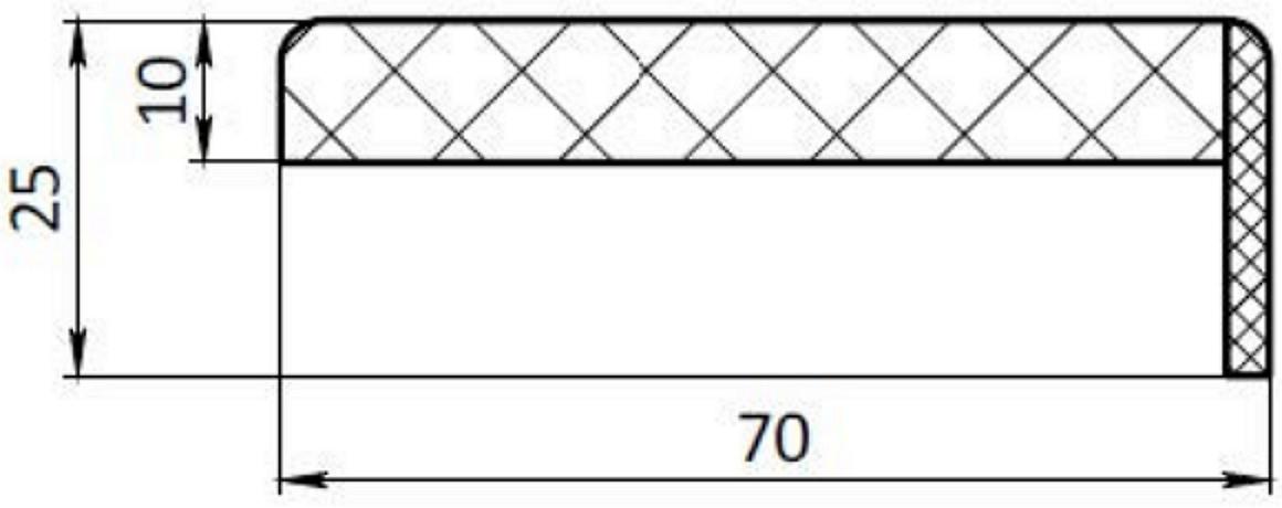 Лиштва телескопічна 70 мм Біла емаль - фото 2 Лиштва телескопічна 70 мм Біла емаль - фото 2