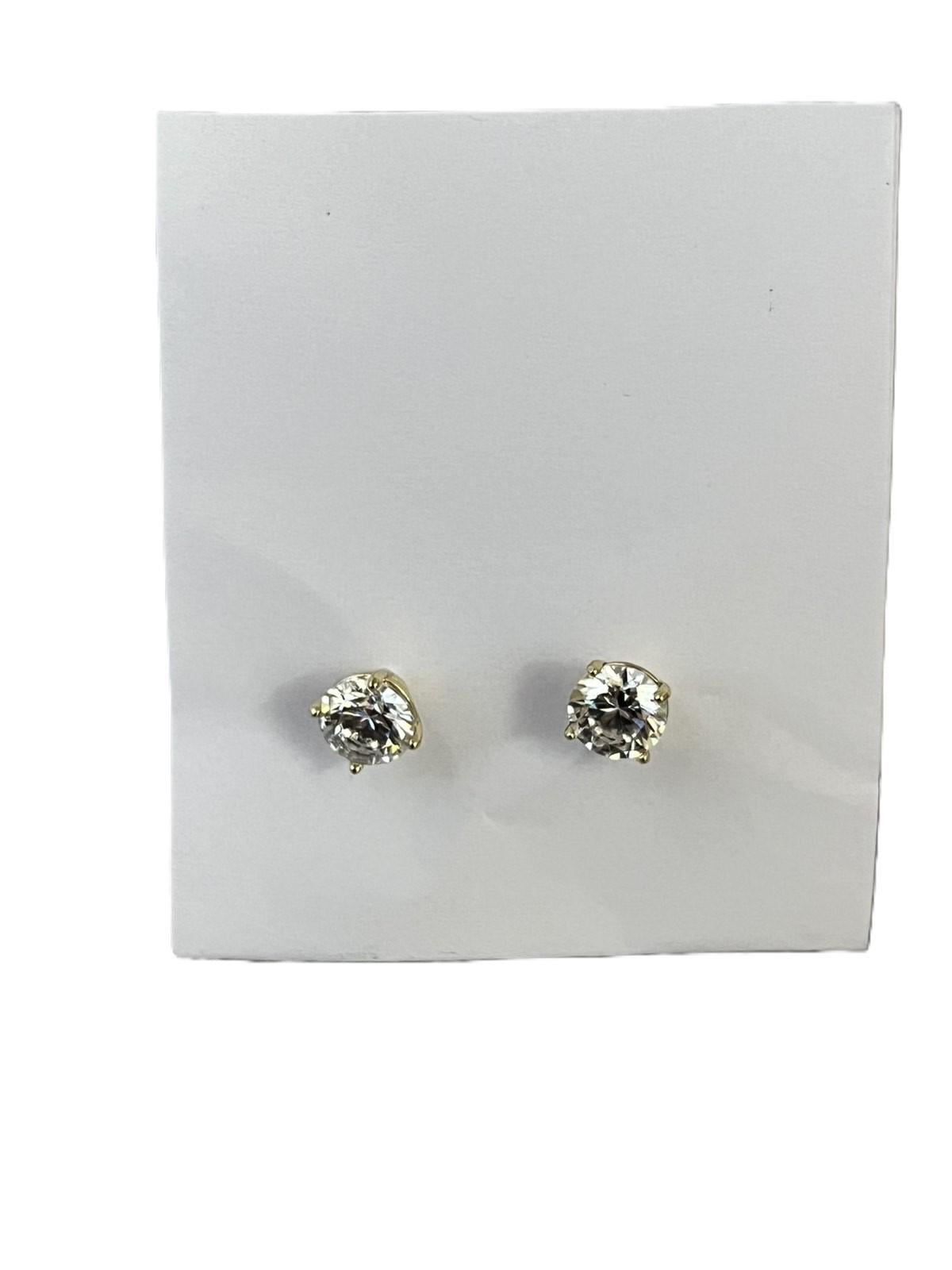 Сережки-пусети Xuping d 6 мм (ВІ639947)